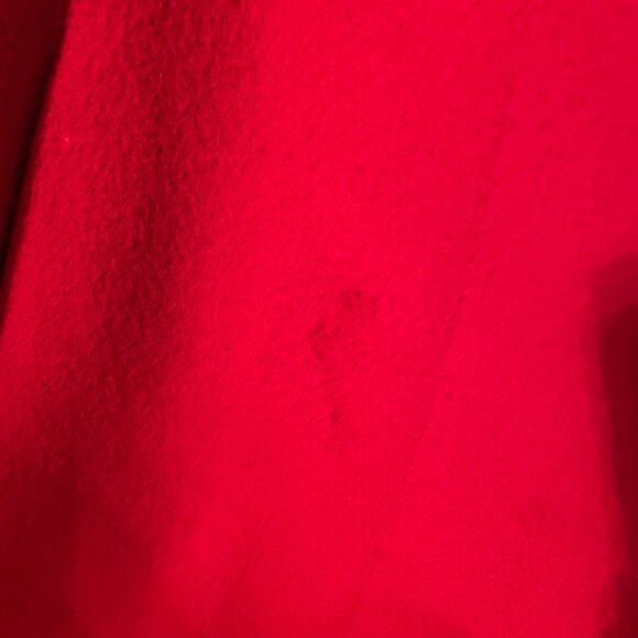 Striking Vintage Red Wool Maxi Coat - Picture 10 of 10